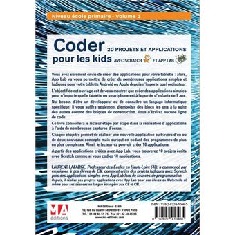 Coder 28 applications en Scratch Volume 1 Niveau Primaire