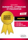 Spécialité Humanités, Littérature et Philosophie - Première - Nouveaux programmes