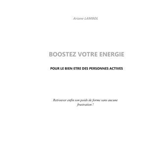 Boostez votre énergie