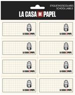 Étiquettes scolaires autocollantes La Casa de Papel