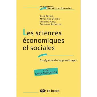 Les sciences économiques et sociales - 1