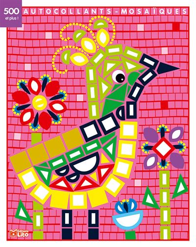 Autocollants-mosaïques L'oiseau de paradis