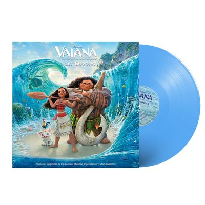 Vaiana : Les Chansons Vinyle Bleu Opaque