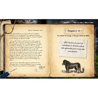 ESCAPE book - Dossier d'enquête - Bête du Gévaudan