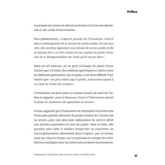 Comprendre l'évaluation dans le secteur social et médico-social Développer la bientraitance par l'évaluation interne et externe