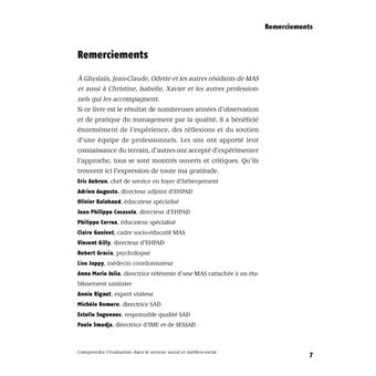 Comprendre l'évaluation dans le secteur social et médico-social Développer la bientraitance par l'évaluation interne et externe