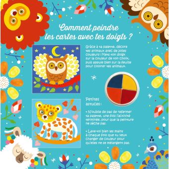 Pochette de peinture à doigts - Animaux