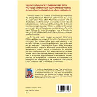Violence, démocratie et émergence des élites politiques en République démocratique du Congo