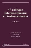 4e colloque interdisciplinaire en instrumentation c2i 2007