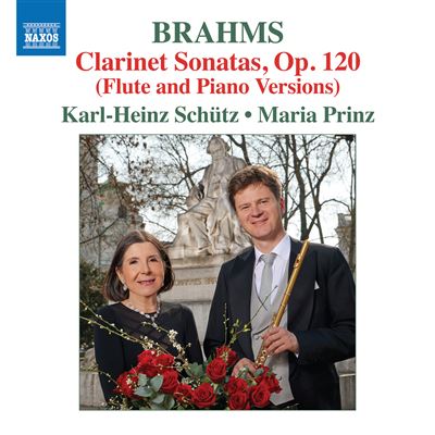 Sonates pour clarinette Opus 120 : versions pour flûte et piano