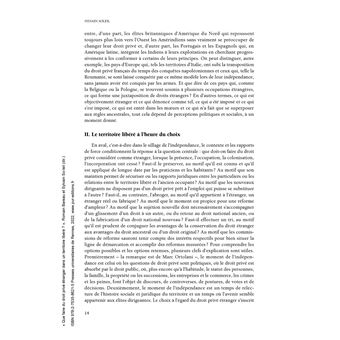 Que faire du droit privé étranger dans un territoire libéré ?