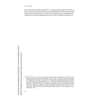 Que faire du droit privé étranger dans un territoire libéré ?