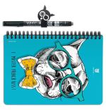 Bloc notes A5 WhyNote French Bulldog avec stylo