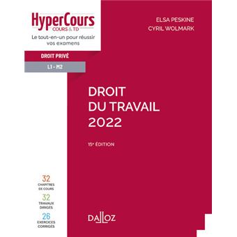 Droit du travail 2022