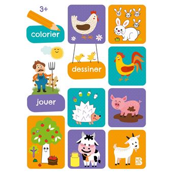 Colorier - Dessiner - Jouer 3+