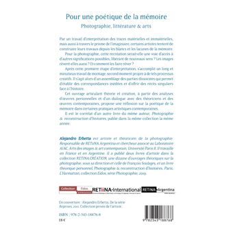 Pour une poétique de la mémoire