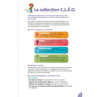 CLEO CM1 - Fichier école inclusive /dys - Français Fichier d'entraînement