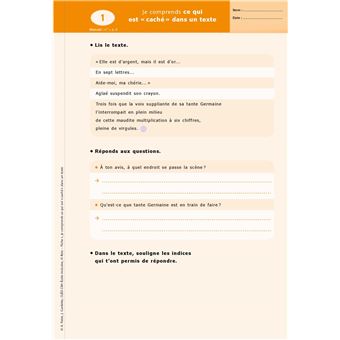 CLEO CM1 - Fichier école inclusive /dys - Français Fichier d'entraînement