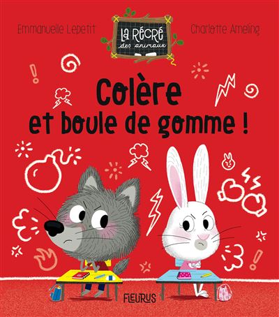 Colere et boule de gomme