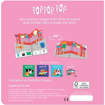 Pop Pop Pop: Mon imagier Pop-up de la maison