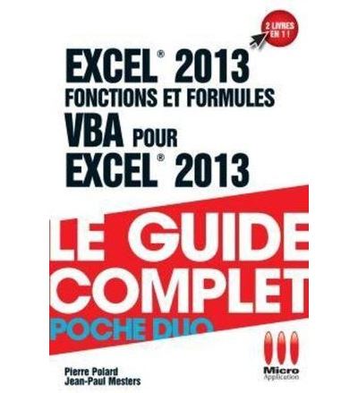Fonctions et formules Excel 2013