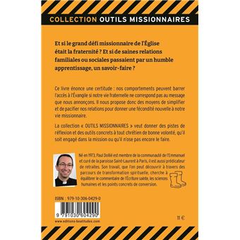 Vivre nos relations dans la paix