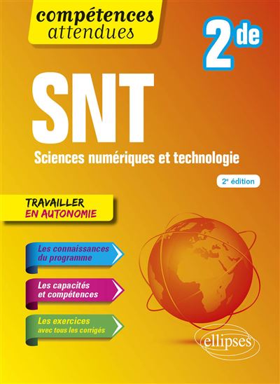 Sciences numériques et technologie 2de