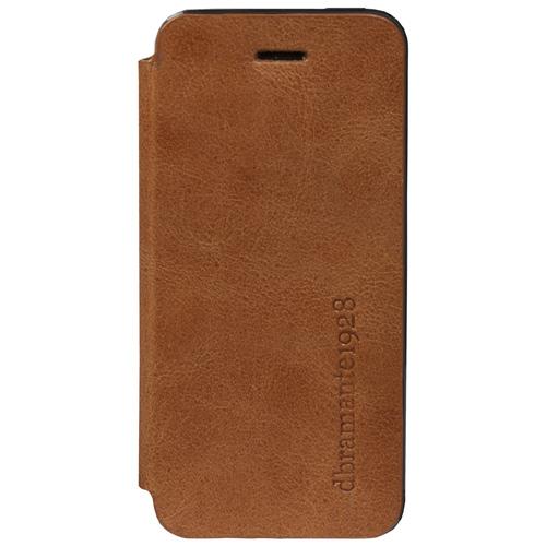 DBRAM FOLIO IPH5 CUIR MARRON CLAIR