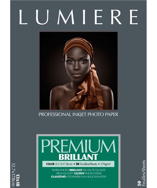 LUMIERE / ILFORD PREMIUM PACK 270GR BRILLANT 50 SHEETS A5