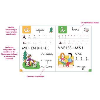 Mon cahier ardoise - Les lettres et les mots dès 5 ans