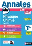 Annales BAC 2023 Physique Chimie Terminale - Corrigé