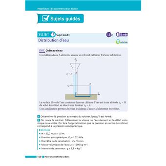 Annales BAC 2023 Physique Chimie Terminale - Corrigé