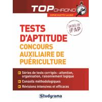 Tests d'aptitude concours auxiliaire de puériculture