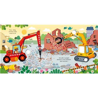 Les bruits du chantier - Mon livre sonore à toucher