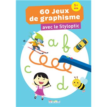 60 jeux de graphisme avec styloptic 5 ans +