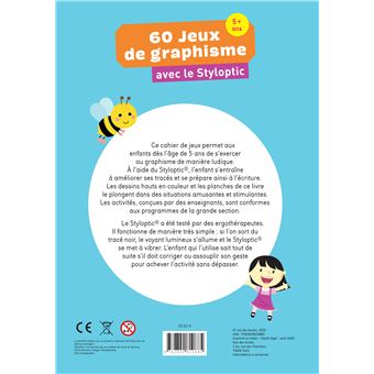 60 jeux de graphisme avec styloptic 5 ans +