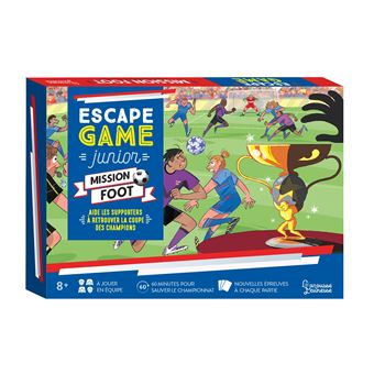 Escape Game Junior - Mission foot - Aide les supporters à retrouver la coupe des champions