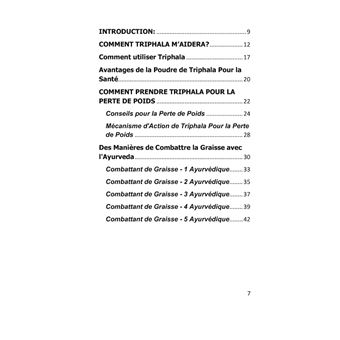 Régime Alimentaire Triphala