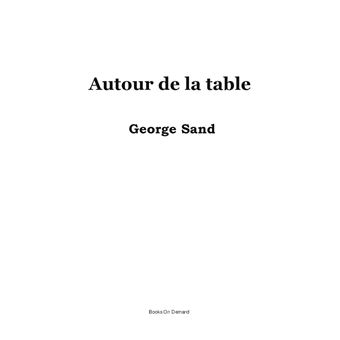 Autour de la table