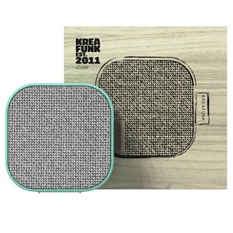 Enceinte sans fil Bluetooth Kreafunk aCUBE Easy Mint