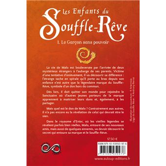 Les Enfants du Souffle-Rêve T1 : Le Garçon sans pouvoir
