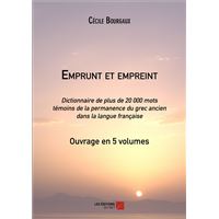 Emprunt et empreint