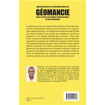 Analyse des aspects psychothérapiques de la géomancie dans la zone de Djitoumou,