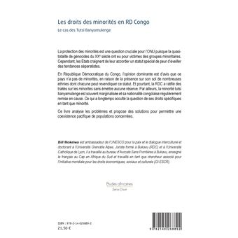 Les droits des minorités en RD Congo