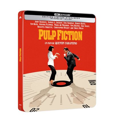 Pulp Fiction Édition Limitée Steelbook Blu-ray 4K Ultra HD