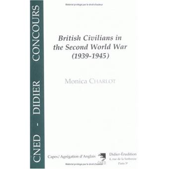 British civilians in the Second world war, 1939-1945