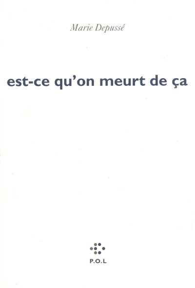 Est-ce qu'on meurt de ca