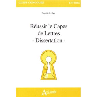 Sujet dissertation capes lettres image