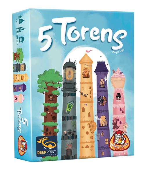 Jeux De Société 5 Torends White Goblin Games Version Néerlandais