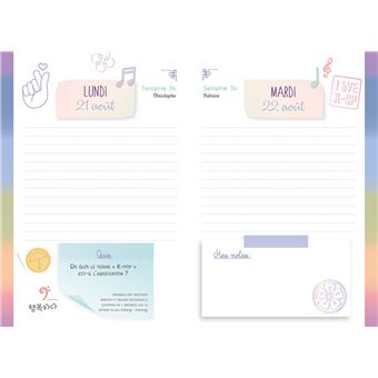 Agenda scolaire K-POP 2023-2024